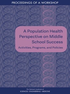 cover image of A Population Health Perspective on Middle School Success